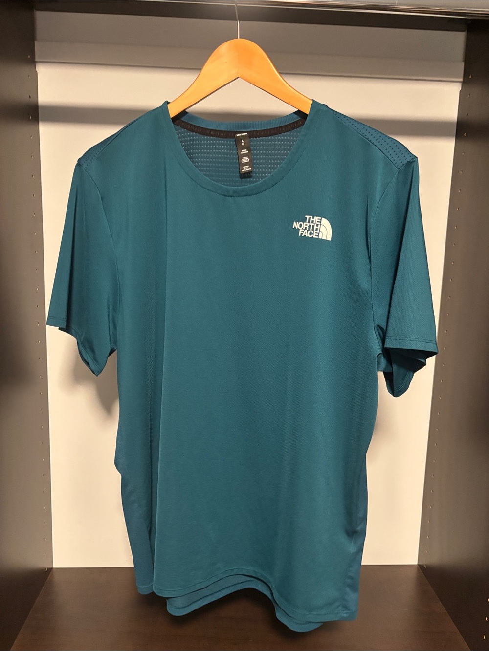 The North Face Men's Short Sleeve Performance Tee - Teal Blue